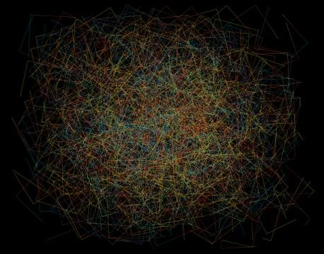 Abstract square plexus - - vector illustration Stock Illustration