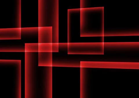 Abstract square red on dark background イラスト素材