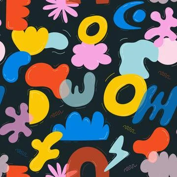 Abstract square seamless Pattern, wallpaper Stock Illustration