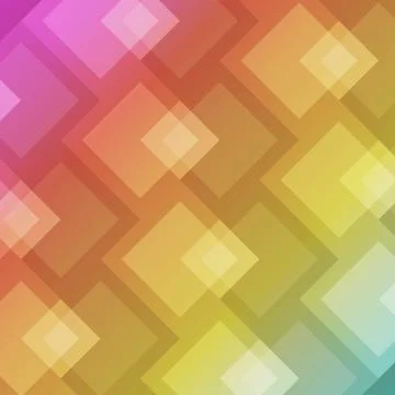 Abstract square shape on colorful background Stock Illustration