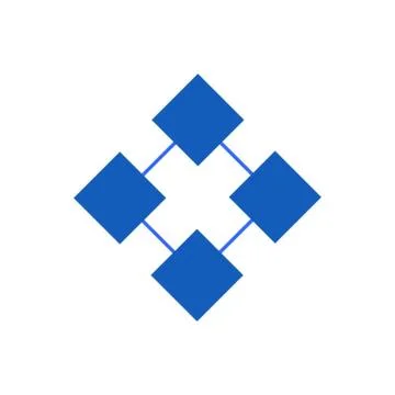 Abstract square shape Stock Illustration