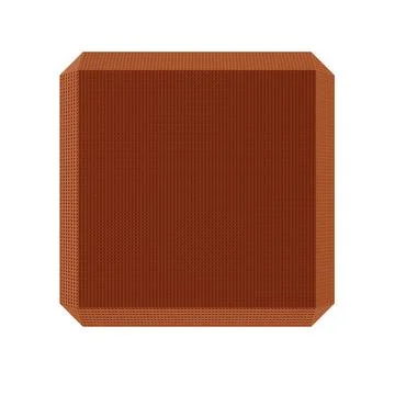 Abstract Square Shape. Isolated on white background. 3D rendering Stock Illustration