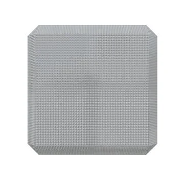 Abstract Square Shape. Isolated on white background. 3D rendering Stock Illustration