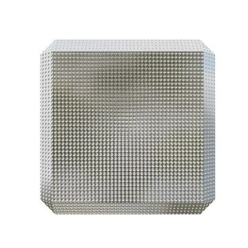 Abstract Square Shape. Isolated on white background. 3D rendering Stock Illustration