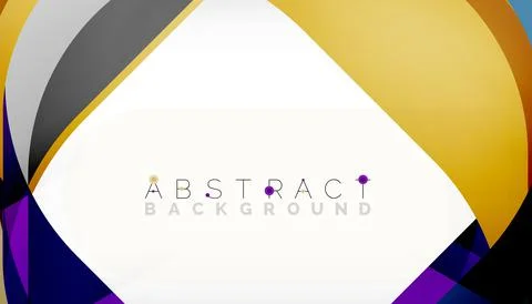 Abstract square shape with overlapping waves, minimal geometric background 스톡 일러스트