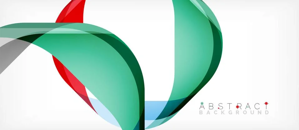 Abstract square shape with overlapping waves, minimal geometric background 스톡 일러스트