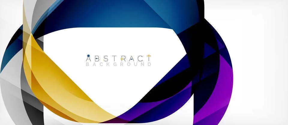 Abstract square shape with overlapping waves, minimal geometric background イラスト素材