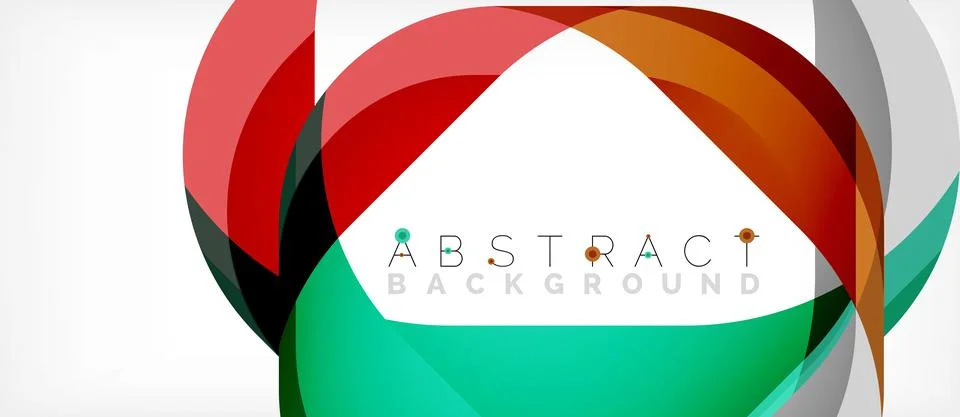 Abstract square shape with overlapping waves, minimal geometric background 스톡 일러스트