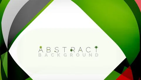 Abstract square shape with overlapping waves, minimal geometric background 스톡 일러스트
