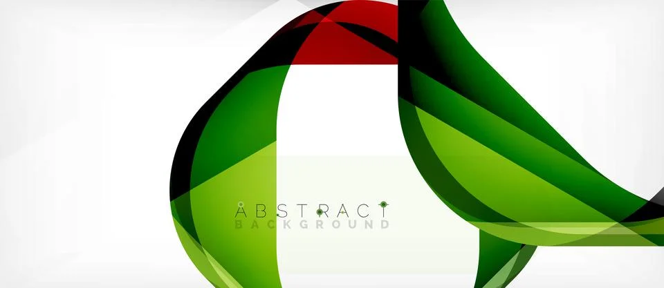 Abstract square shape with overlapping waves, minimal geometric background イラスト素材