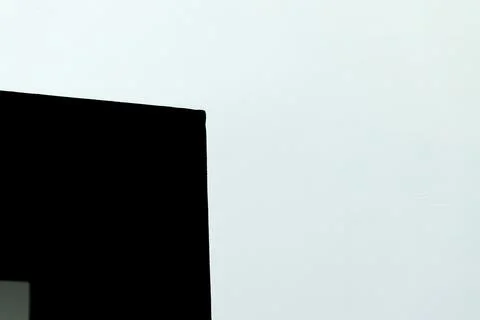 Abstract square shape perspective wall surface monochrome interior close up l Stock Photos