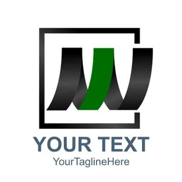 Abstract square Shape vector logo, Square abstract vector, Abstract square de Stock Illustration