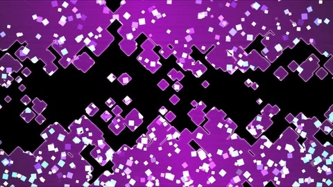 Abstract Square Shapes Background Animation - Loop Rainbow Stock Footage 71709369