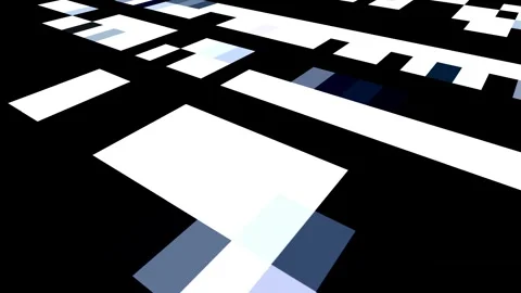 Abstract Square Shift in Depth Motion Graphic Stock Footage 300735997