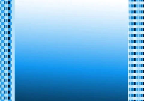 Abstract square table on blue background Stock-Illustration