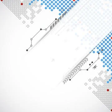 Abstract square technology background. 스톡 일러스트