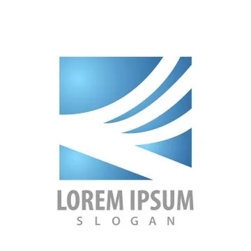 Abstract square technology concept design. Symbol graphic template element ve Stock Illustration