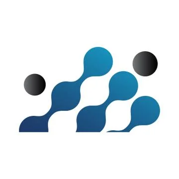 Abstract Square technology logo design template elements. abstract Modern tec Illustrazione stock