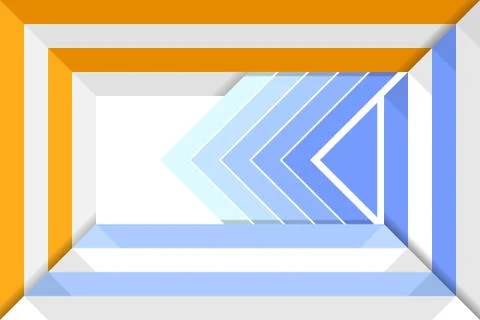 Abstract, square template layout vector illustration Stock Illustration