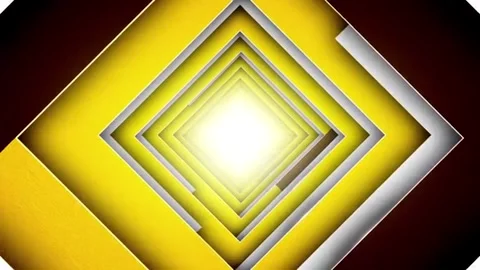 Abstract-square-tunnel-background Stock Footage 245139659