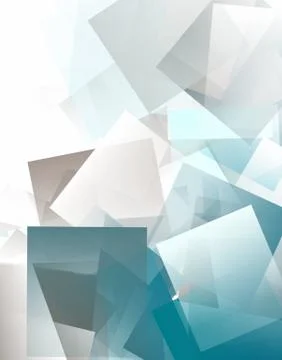 Abstract squared background - in blue, white and brown Stock Illustration