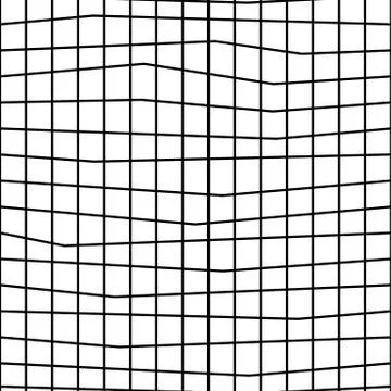 Abstract, squared, modern seamless pattern. Monochrome wavy lines. Fashion de Stock Illustration