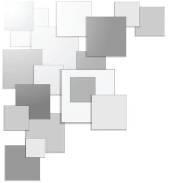 Abstract squares background with gray colors. Stock-Illustration