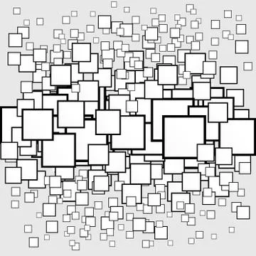 Abstract squares background Stock Illustration