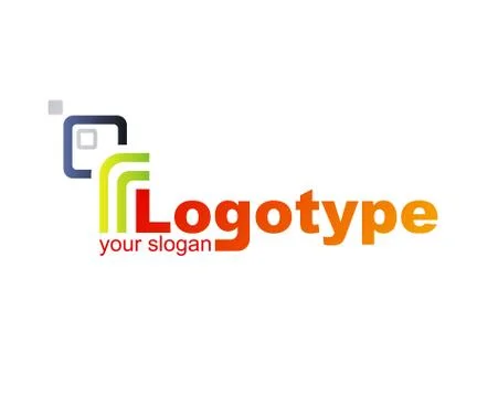 Abstract squares background Stock Illustration