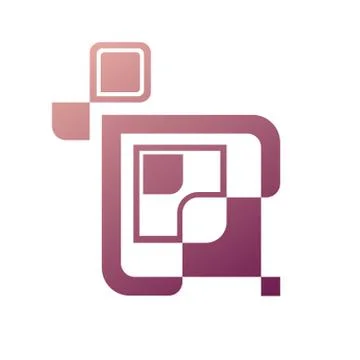 Abstract squares background Stock Illustration