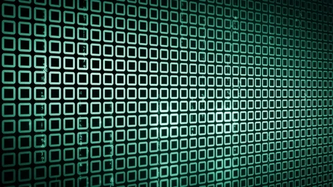 Abstract squares Background LOOP 4K green Stock Footage 71523170