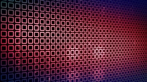 Abstract squares Background LOOP 4K blue-red Video stock 71534044