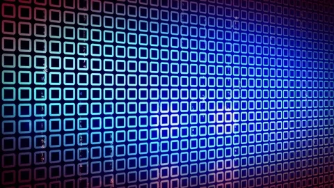 Abstract squares Background LOOP 4K red- blue Video stock 71535523