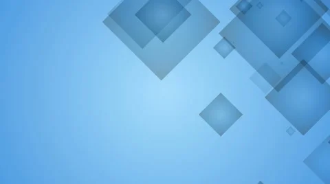 Abstract Squares on Blue Background. Stock Footage 58608931
