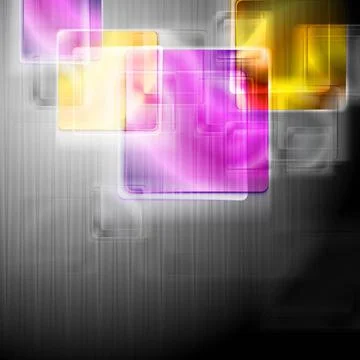 Abstract squares on the dark background. Vector illustration eps 10 Abstra... 스톡 사진