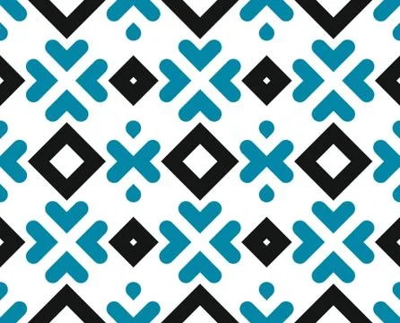 Abstract squares geometric seamless pattern background Stock Illustration