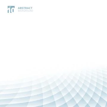 Abstract squares pattern geometric blue and white color perspective backgroun Stock Illustration