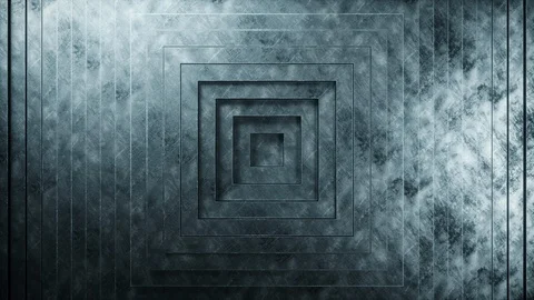 Abstract squares pattern with offset effect. Animation of clean scratched metal Video stock 120337619