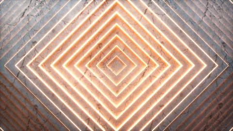 Abstract squares pattern with offset effect. Animation of Glowing Marble Squa 스톡 사진