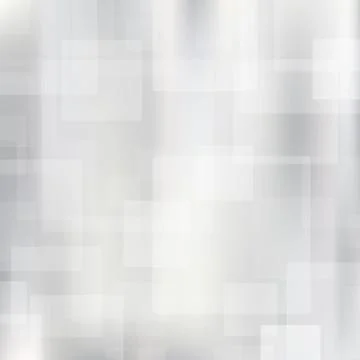Abstract squares pattern overlapping on gray and white blurred background. Te Illustrazione stock