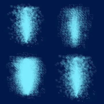 Abstract squares set. Vector illustration Stock Illustration