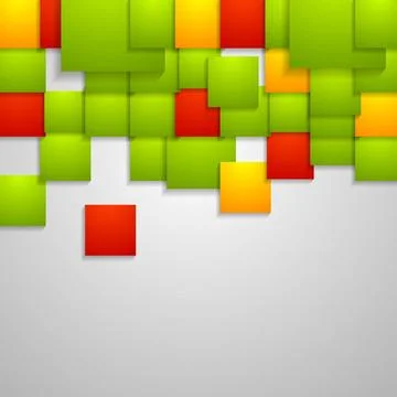 Abstract squares vector background Abstract bright squares background. Vec... 스톡 사진