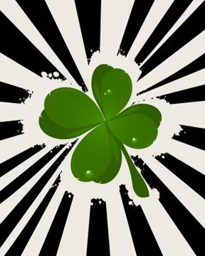 Abstract st. patrick's day Illustrazione stock