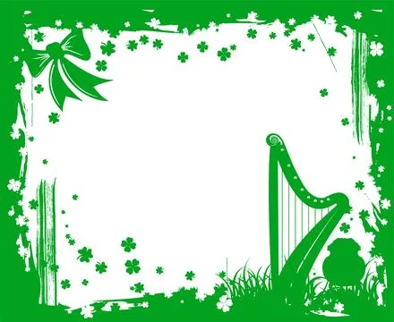 Abstract St. Patrick's Day Stock Illustration