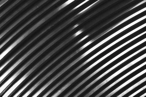 Abstract stack of metal and stainless steel curve Stock Photos