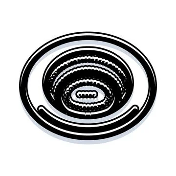 Abstract stadium arena outline vector illustration Stock Illustration