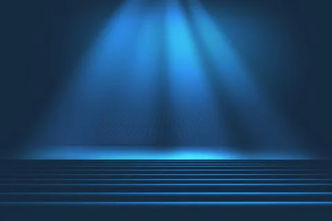 Abstract stage with light background concept series Иллюстрация