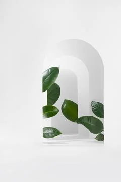 Abstract stage mockup for presentation cosmetic product, design, advertising  Stock Photos