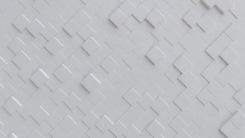 Abstract Staggered Square Geometric Surface Loop Stock Footage 106892232