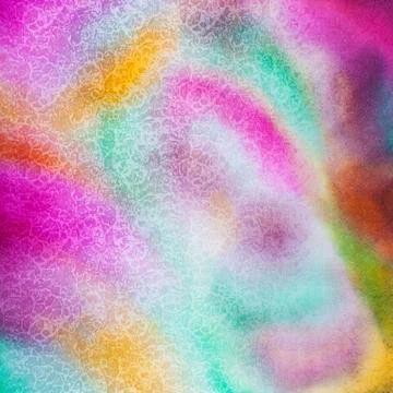 Abstract stained pattern on silk batik Stock Photos